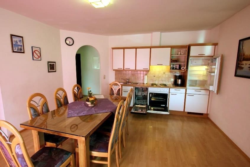Küche und Essbereich Appartement Typ C