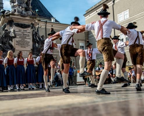 Volkstanz beim Rupertikirtag