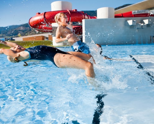 Familien Aktivbecken Outdoor Tauern SPA Kaprun