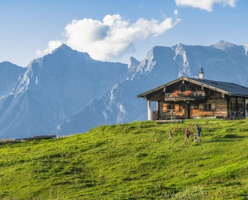 Bei der Jagglhütte Wanderurlaub Hütte